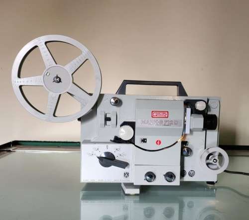 VINTAGE 1960S EUMIG MARK S712D 8MM FILM PROJECTOR MADE IN AUSTRIA WORKING