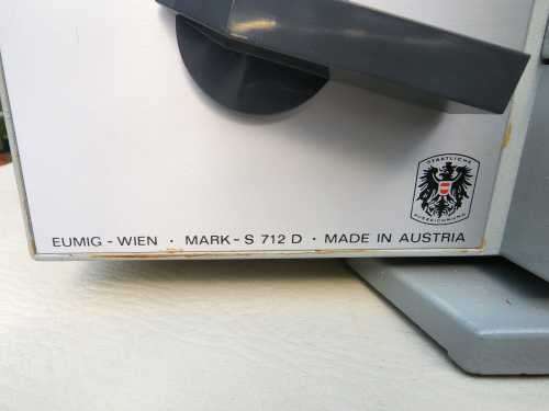 VINTAGE 1960S EUMIG MARK S712D 8MM FILM PROJECTOR MADE IN AUSTRIA WORKING