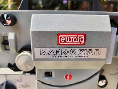VINTAGE 1960S EUMIG MARK S712D 8MM FILM PROJECTOR MADE IN AUSTRIA WORKING