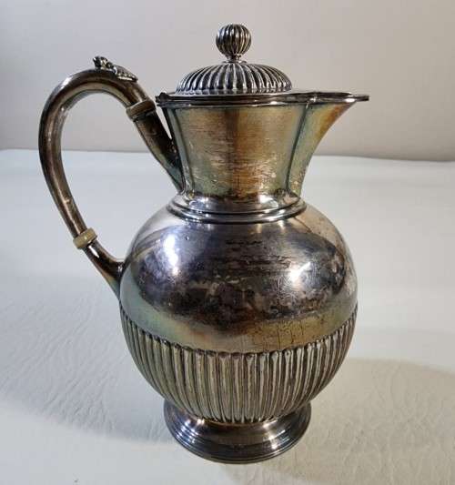 ANTIQUE (1890-1920) BRITTANIA METAL JAMES DIXON AND SONS SHEFFIELD ENGLAND TEAPOT