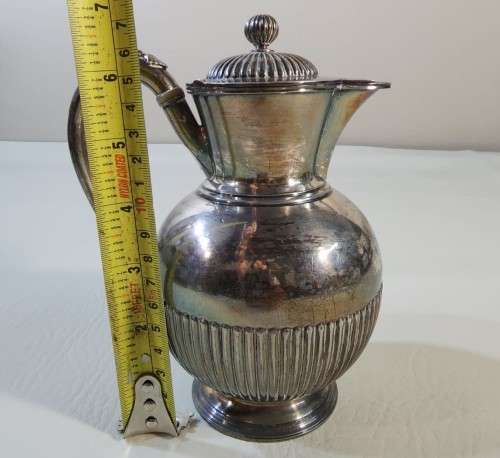 ANTIQUE (1890-1920) BRITTANIA METAL JAMES DIXON AND SONS SHEFFIELD ENGLAND TEAPOT