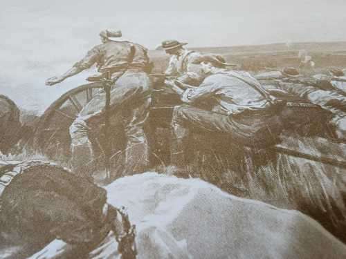 BATTLE OF MAFIKENG GREAT BOER WAR LITHOGRAPHIC PRINT