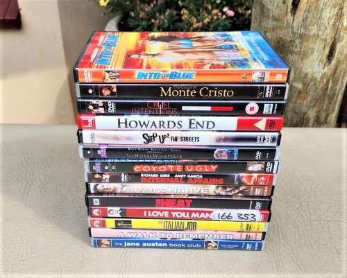 LARGE GROUP OF 14 DVDS MOSTLY FOR LADIES CHOICE