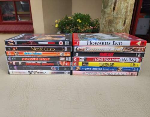 LARGE GROUP OF 14 DVDS MOSTLY FOR LADIES CHOICE