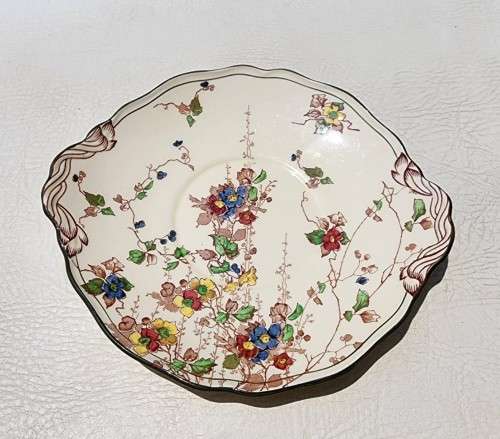 ROYAL DOULTON ENGLAND D4941 (1929-1964) KEW PATTERN HANDLED CAKE PLATE
