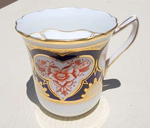 EDWARDIAN (1910-1916) GENTLEMANS LATE FOLEY SHELLEY MOUSTACHE CUP AND SAUCER