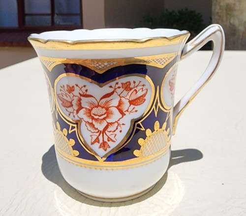 EDWARDIAN (1910-1916) GENTLEMANS LATE FOLEY SHELLEY MOUSTACHE CUP AND SAUCER