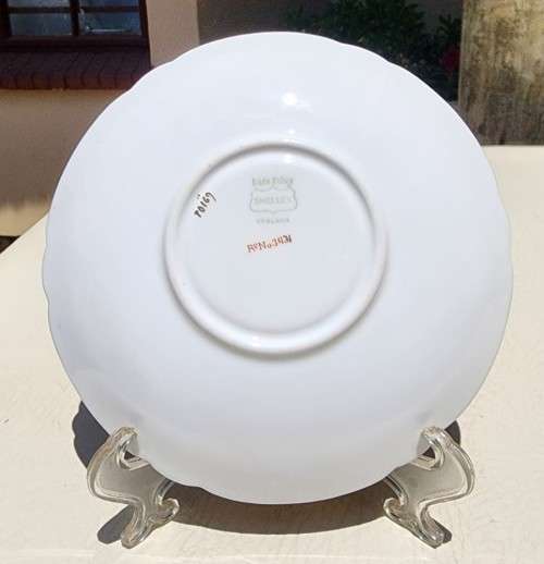 EDWARDIAN (1910-1916) GENTLEMANS LATE FOLEY SHELLEY MOUSTACHE CUP AND SAUCER