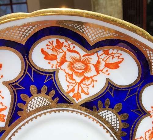 EDWARDIAN (1910-1916) GENTLEMANS LATE FOLEY SHELLEY MOUSTACHE CUP AND SAUCER