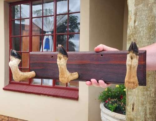 VINTAGE IMPALA FEET COAT HANGER OR GUN RACK