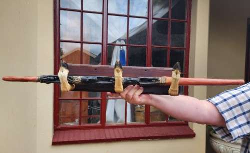 VINTAGE IMPALA FEET COAT HANGER OR GUN RACK