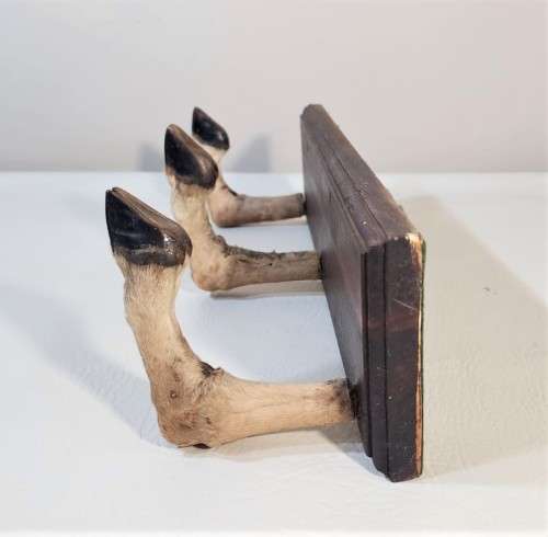 VINTAGE IMPALA FEET COAT HANGER OR GUN RACK