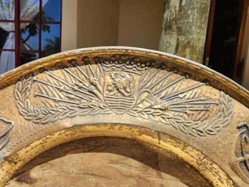 DOUBLE DECK ENGLISH WARSHIP NAUTICAL BRASS PLATE UNIQUELY HANDMADE EARLY TWENTIETH CENTURY