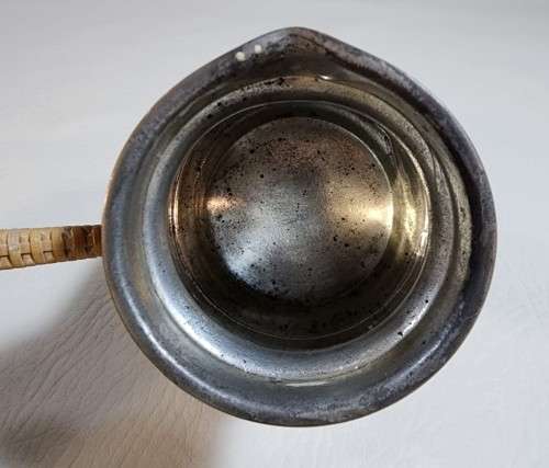 GERMAN MADE COPPER AND BRASS STOVETOP COFFEE POT (BRIKI, CEZVE)