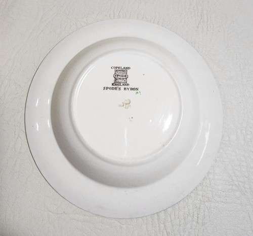 COPELAND SPODE BYRON PATTERN (1933-1969) HAND PAINTED SERVING BOWLS WITH TERRACE RIMS