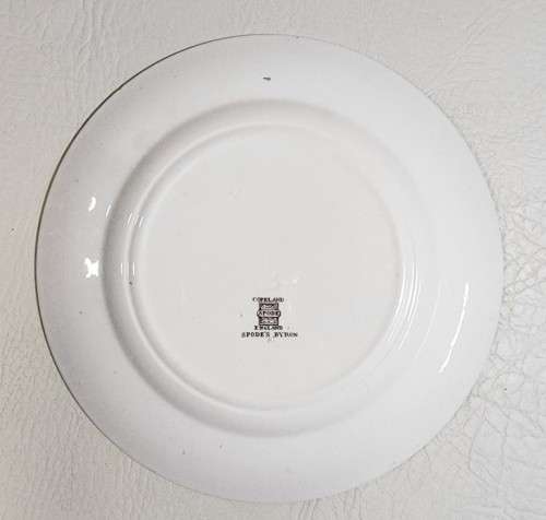 COPELAND SPODE BYRON PATTERN (1933-1969) HAND PAINTED LUNCH PLATE, CEREAL BOWL AND SUGAR BOWL