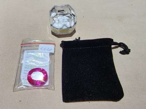 LARGE 50.35CT PINK TOPAZ GEMSTONE WITH OVAL CUT - STRONG RED UV FLUORESCENCE! - POSSIBLE SAPPHIRE!