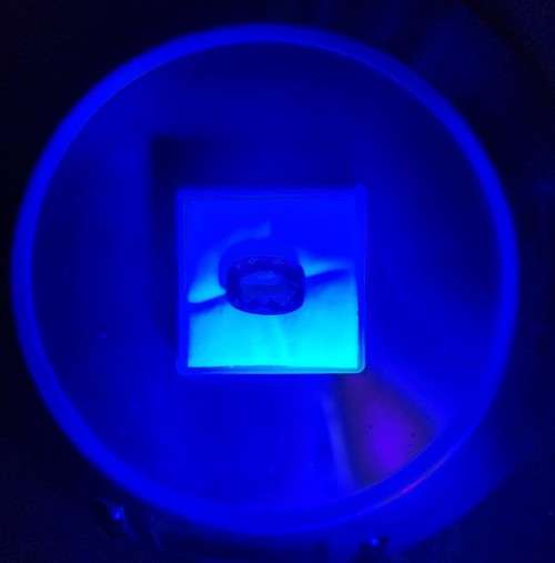 HOW STRANGE? A LARGE NATURAL HEAT TREATED 9.6CT GREEN AMETHYST GEMSTONE WITH BEAUTIFUL CUSHION CUT