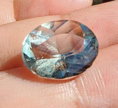 FLAWLESS 7,0CT SOFT GREEN AMETHYST GEMSTONE WITH BEAUTIFUL OVAL CUT