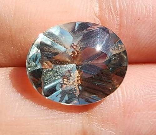 FLAWLESS 7,0CT SOFT GREEN AMETHYST GEMSTONE WITH BEAUTIFUL OVAL CUT