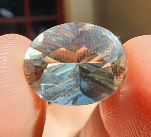 FLAWLESS 7,0CT SOFT GREEN AMETHYST GEMSTONE WITH BEAUTIFUL OVAL CUT