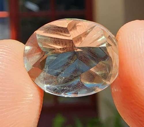 FLAWLESS 7,0CT SOFT GREEN AMETHYST GEMSTONE WITH BEAUTIFUL OVAL CUT