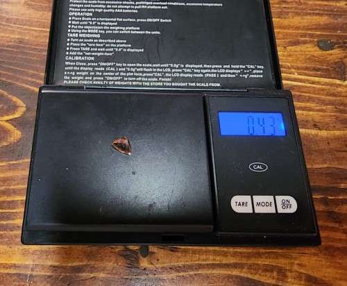 SMOKING QUARTZ SALMON BROWN 2,15CT NATURAL GEMSTONE WITH TRIANGULAR CUT