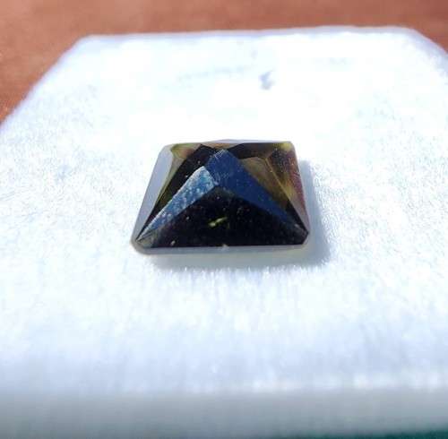 DARK GREEN VERDALITE TOURMALINE 3,25CT GEMSTONE NATURAL AND UNTREATED FROM BRAZIL
