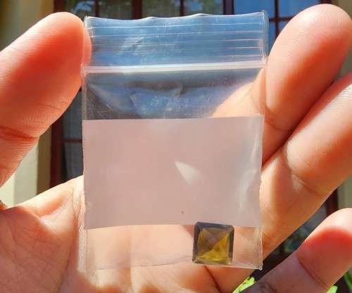 DARK GREEN VERDALITE TOURMALINE 3,25CT GEMSTONE NATURAL AND UNTREATED FROM BRAZIL