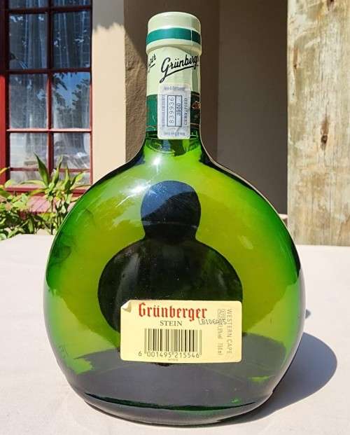 A DISCONTINUED BLEND! - A 2004 GRUNBERGER STEIN BOCKSBEUTEL - FULL AND IN PRISTINE CONDITION
