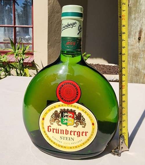A DISCONTINUED BLEND! - A 2004 GRUNBERGER STEIN BOCKSBEUTEL - FULL AND IN PRISTINE CONDITION