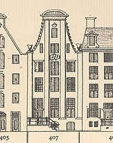 DELFT KLM HOUSE NO 63 (KEIZERSGRACHT 407 AMSTERDAM)  MOST INTERESTING LITTLE HOMES ON THE PLANET