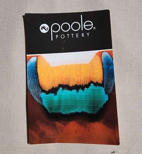 POOLE POTTERY ENGLAND LIVING GLAZE HAND PAINTED GINGER JAR SIGNED AX AND MS