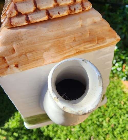 LARGE 15CM HIGH ENGLISHCOUNTRY HOME CERAMIC TEAPOT - HANDPAINTED