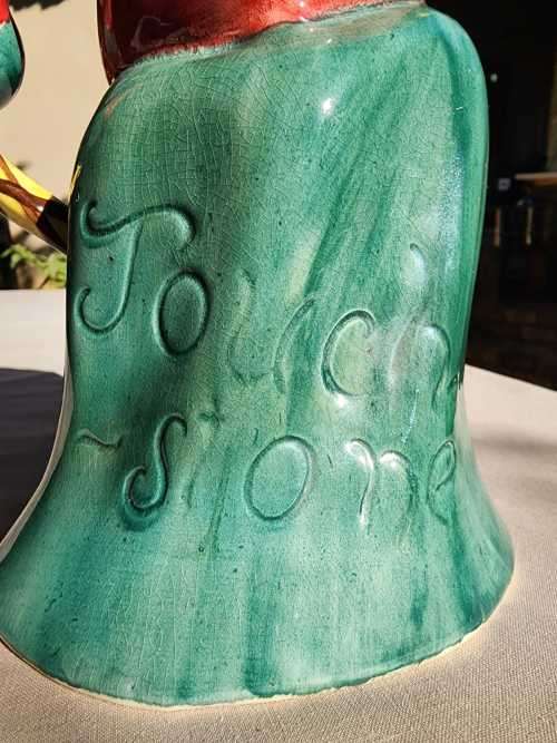 EXTREMELY RARE KELSBORO JESTER (TOUCHSTONE) TOBY JUG 17CM HIGH CIRCA 1930-1950