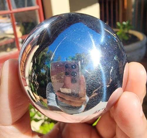 VINTAGE 1980S CHINESE CHROME PLATED BAODING EXERCISE AND SINGING HEALTHY BALLS WITH ORIGINAL BOX AND