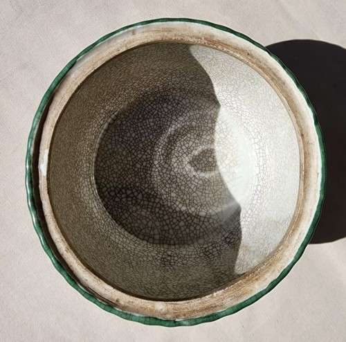 VINTAGE WONG LEE (WL) 1895 CHINESE PORCELAIN LIDDED BOWL