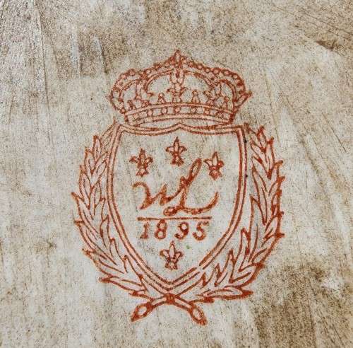 VINTAGE WONG LEE (WL) 1895 CHINESE PORCELAIN LIDDED BOWL