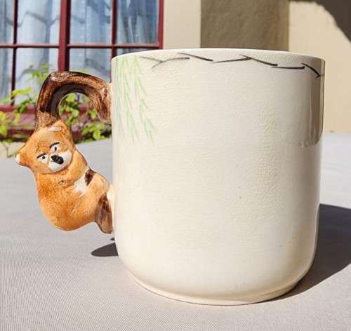 RARE BRENTLEIGH WARE ENGLAND BABYWARE NURSERY MUG WITH KOALA BEAR HANDLE