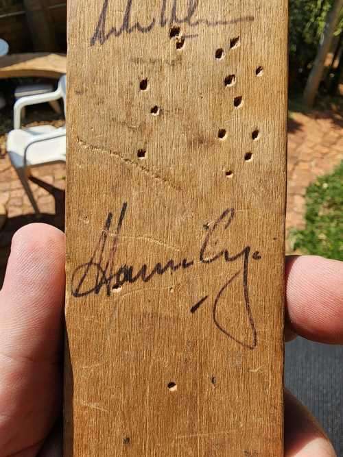 1994/1995 SA CRICKET TEAM SIGNED MINI BATS HANSIE, ANDREW, GARY, DARRYLL, FANIE ETC