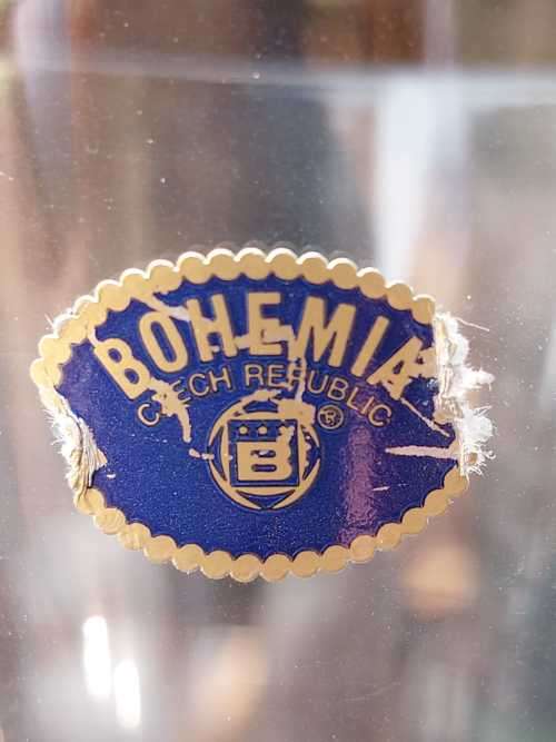 ELEGANT BOHEMIA (CZECH) FULL BODY (18CM WIDE) CHRYSTAL DECANTER