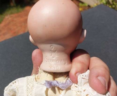 HERMANN STEINER GERMANY BISQUE BABY DOLL NO 240 VERY RARE! ANTIQUE 1920S!