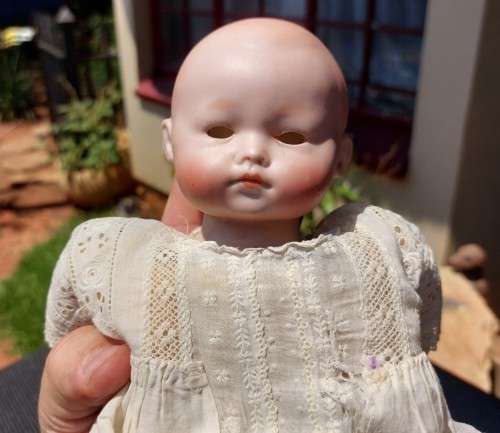 HERMANN STEINER GERMANY BISQUE BABY DOLL NO 240 VERY RARE! ANTIQUE 1920S!
