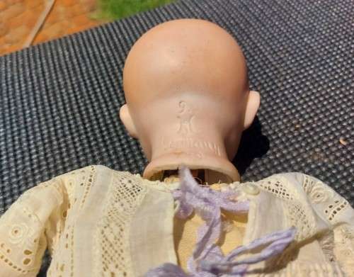 HERMANN STEINER GERMANY BISQUE BABY DOLL NO 240 VERY RARE! ANTIQUE 1920S!