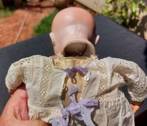HERMANN STEINER GERMANY BISQUE BABY DOLL NO 240 VERY RARE! ANTIQUE 1920S!