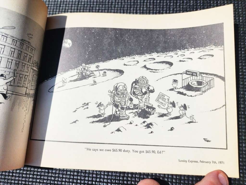 A COLLECTION OF 2 VINTAGE 1970S GILES DAILY EXPRESS CARTOONS  ISSUES 25 AND 26