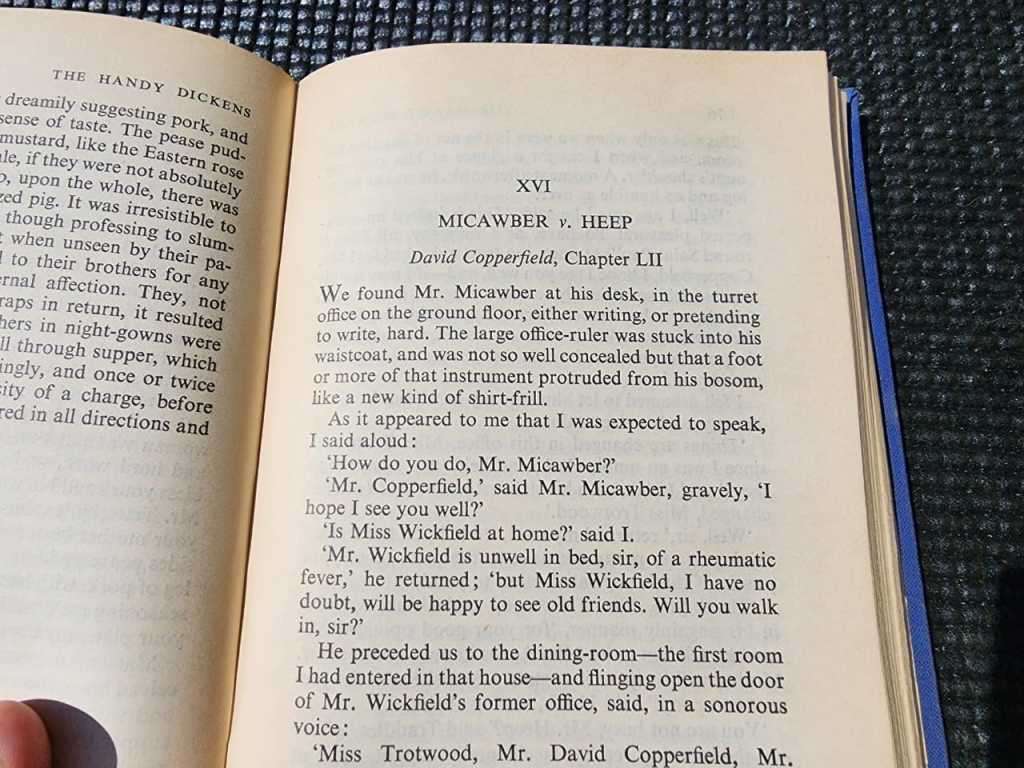 A HANDY DICKENS 1941 FIRST EDITION: SELECTIONS FROM THE WORKS OF CHARLES DICKENS BY ARTHUR MACHEN