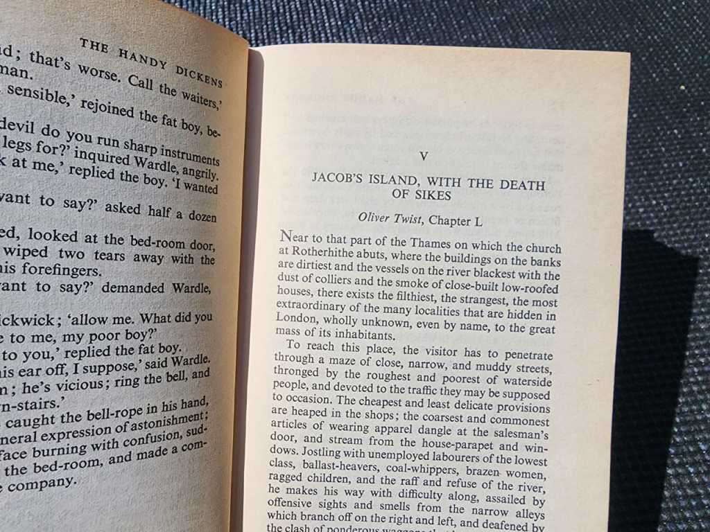 A HANDY DICKENS 1941 FIRST EDITION: SELECTIONS FROM THE WORKS OF CHARLES DICKENS BY ARTHUR MACHEN