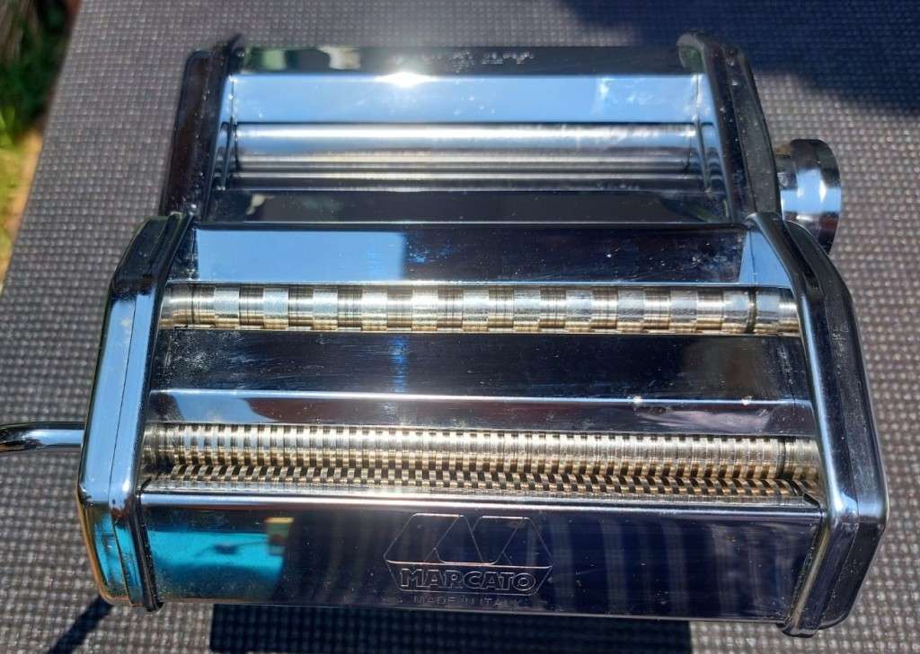 MARCATO ATLAS 150MM CHROME PLATED STEEL PASTA MACHINE MADE IN ITALY