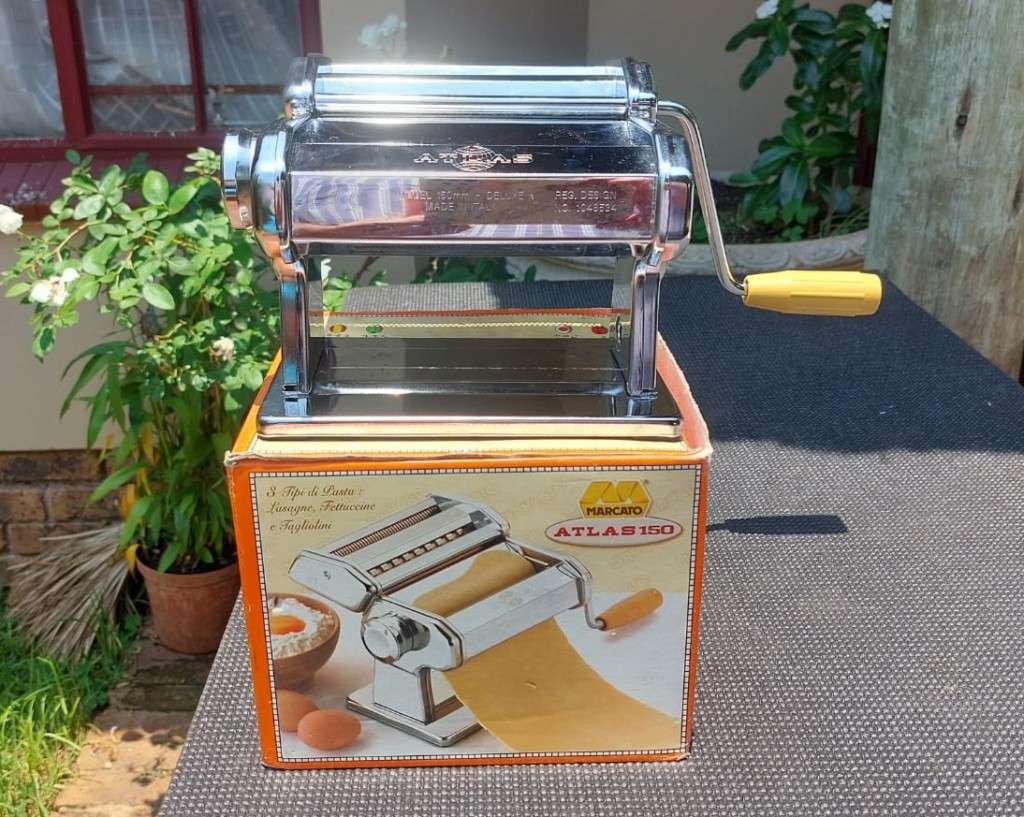 MARCATO ATLAS 150MM CHROME PLATED STEEL PASTA MACHINE MADE IN ITALY